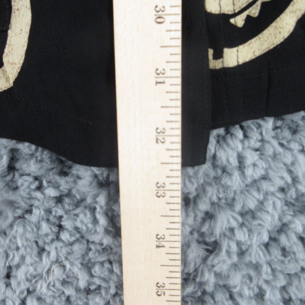 Chico's Design Shirt Womens 1 Black Geometric Long Sleeve Button Up - Picture 5 of 10
